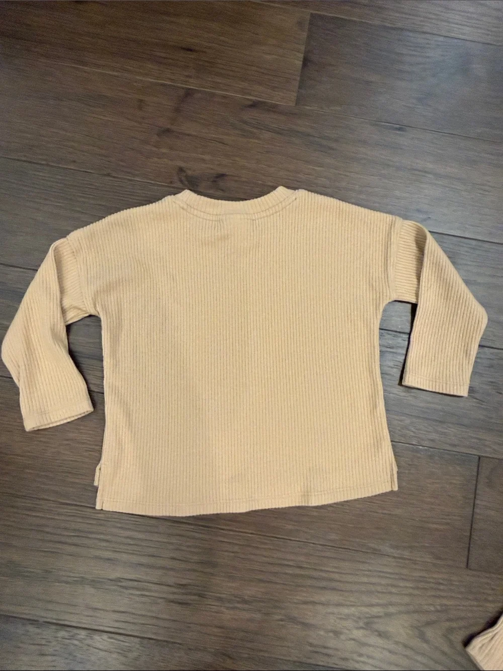 Cat & Jack Ribbed Knit Set in Tan/Brown Size 2T  - C39-158